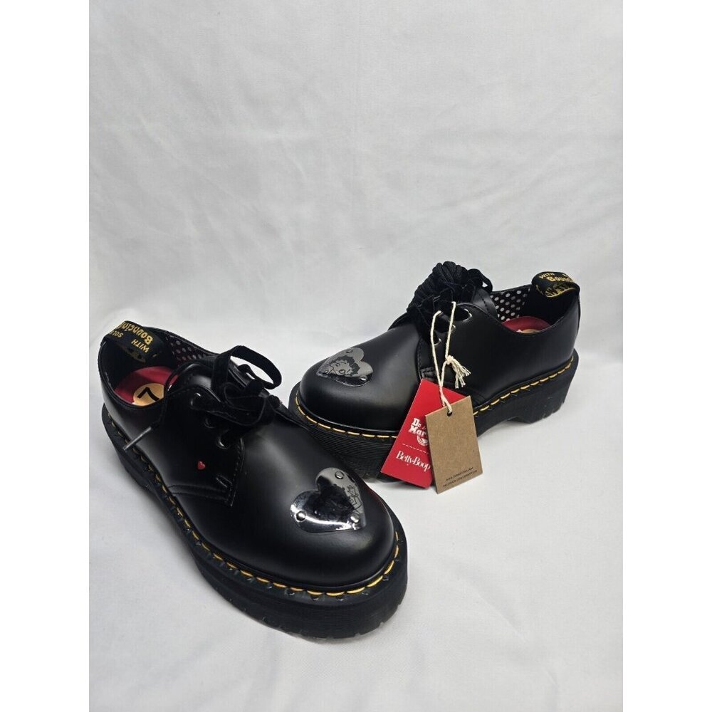 Dr.Martens Betty boop 1461 Quad Platform UK 5 Womens USA SIZE 7- New Without Box - Picture 12 of 16
